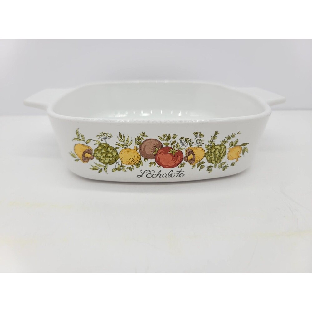 Corning Ware Spice of Life, L'Echalote, Casserole.-A-1-B -1 Quart  -No Lid